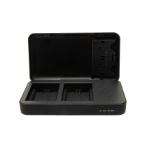 Podwójna ładowarka PATONA do Fuji NP-W235 XT4 X-T4 z funkcją power banku i miejscem na kartę pamięci