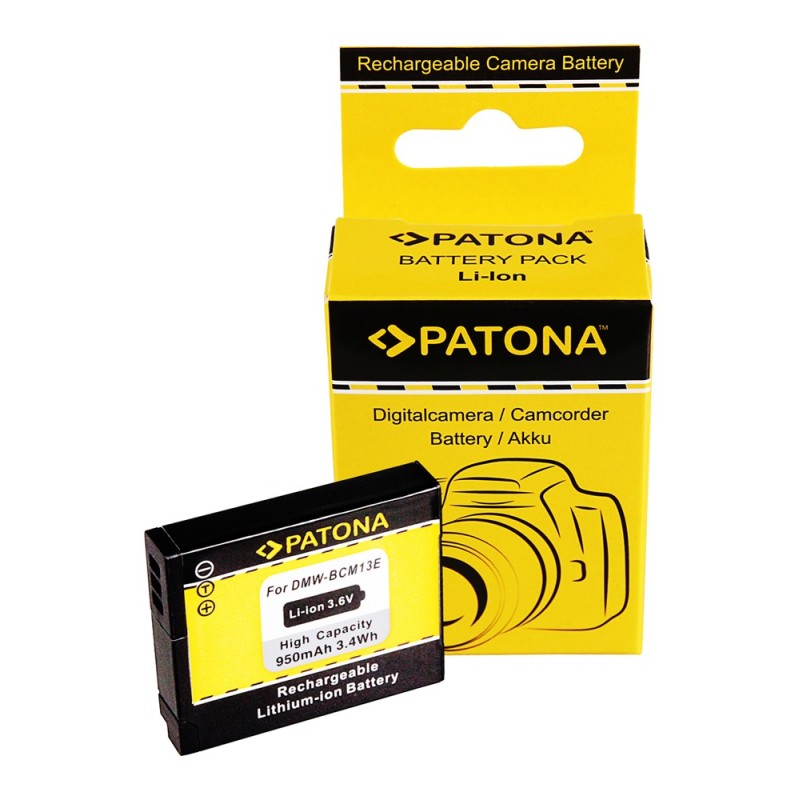 Bateria PATONA f. Panasonic DMW-BCM13 DMC-ZS30 DMC-TZ40 DMC-TZ41 DMC-TS5 DMC-FT5