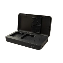 Podwójna ładowarka PATONA do Panasonic DMW-BLG10 DC-TX2 DMC-GF3K DMCGX7 DMC-ZS110 z funkcją powerbanku i miejscem na kartę pami