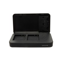 Podwójna ładowarka PATONA do Panasonic DMW-BLG10 DC-TX2 DMC-GF3K DMCGX7 DMC-ZS110 z funkcją powerbanku i miejscem na kartę pami