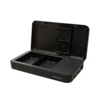 Podwójna ładowarka PATONA do Panasonic DMW-BLK22 DC-S5 G9 GH5 GH5S GH6 z funkcją power banku i miejscem na kartę pamięci