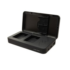 Podwójna ładowarka PATONA do Sony NP-FW50 NEX.3 NEX.5NEX-7 NEX-C3 A33 A55 z funkcją power banku i miejscem na kartę pamięci