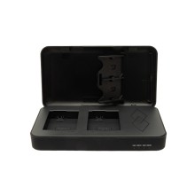 Podwójna ładowarka PATONA do Sony NP-FW50 NEX.3 NEX.5NEX-7 NEX-C3 A33 A55 z funkcją power banku i miejscem na kartę pamięci