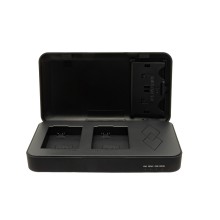 Podwójna ładowarka PATONA do Sony NP-FW50 NEX.3 NEX.5NEX-7 NEX-C3 A33 A55 z funkcją power banku i miejscem na kartę pamięci