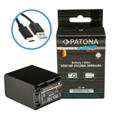 Bateria PATONA Platinum z wejściem USB-C do Sony NP-FV100 FDR-AX40 FDR-AX45 FDR-CX680 NEX-VG30