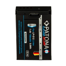 Bateria PATONA Platinum z wejściem USB-C do Canona LP-E12 EOS 100D EOS-M50 EOS-100D