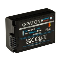 Bateria PATONA Platinum z wejściem USB-C do aparatu Nikon EN-EL25 Nikon Zfc Nikon Z50 Nikon Z30