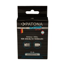 Bateria PATONA Platinum z wejściem USB-C do aparatu Nikon Nikon EN-EL14 D3100 D5100 P7000
