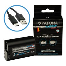 PATONA Platinum Bateria Panasonic DMW-BLK22 z wejściem USB-C do S5 G9 GH5 GH5S