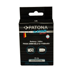 Bateria PATONA Platinum z wejściem USB-C do Panasonic DMW-BLC12 FZ2000 FZ300 GX8 G81 GH2