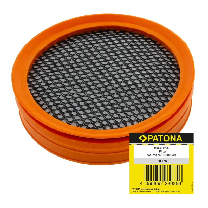 PATONA System filtrów HEPA do odkurzaczy Philips FC8009/01 SpeedPro i serii 5000