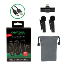 Przypinane mikrofony krawatowe klasy premium PATONA do smartfonów z portem USB-C Przypinane mikrofony krawatowe klasy premium PATONA do smartfonów z portem USB-C