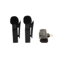 Przypinane mikrofony krawatowe klasy premium PATONA do smartfonów z portem USB-C Przypinane mikrofony krawatowe klasy premium PATONA do smartfonów z portem USB-C