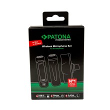 Przypinane mikrofony krawatowe klasy premium PATONA do smartfonów z portem USB-C Przypinane mikrofony krawatowe klasy premium PATONA do smartfonów z portem USB-C