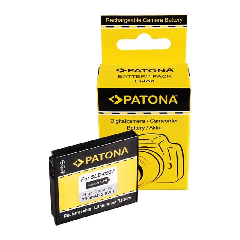 PATONA Bateria f. Samsung SLB0937 Digimax CL5 L730 L830 NV33 NV4 PL10 PATONA Bateria f. Samsung SLB0937 Digimax CL5 L730 L830 NV33 NV4 PL10