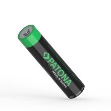 PATONA Premium 4x Akumulatorki Paluszki R3 AAA z USB-C i kablem USB-C z 1 na 2