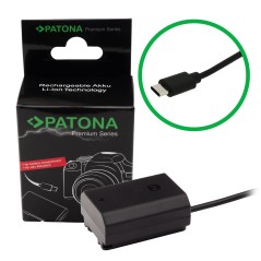 PATONA Adapter Dummy USB-C do Sony NP-FZ100 Alpha A7, A9
