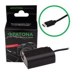 PATONA Adapter Dummy USB-C do Panasonic DMW-BLK22 DC-S5 G9 GH5 GH5S GH6
