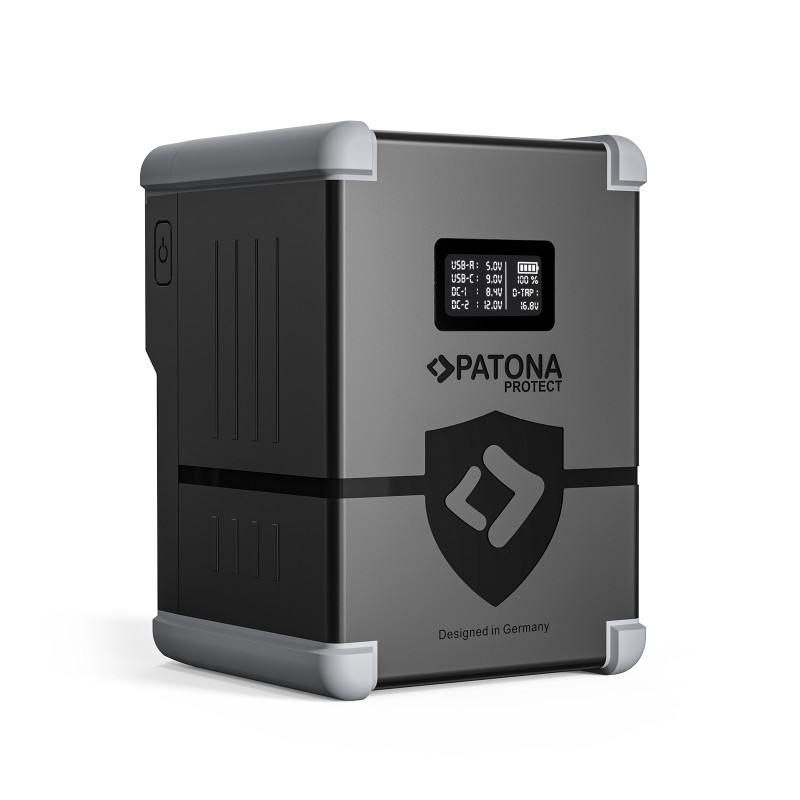 PATONA PROTECT Akumulator V-Mount V150-PD100 148Wh D-Tap USB-C USB-A 2xDC-out OLED