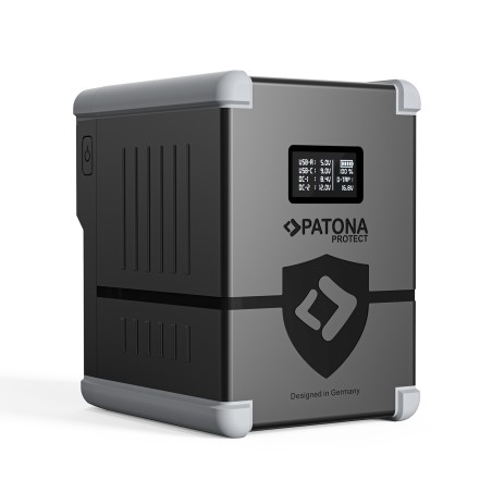 PATONA PROTECT Akumulator V-Mount V200-PD100 198Wh D-Tap USB-C USB-A 2xDC-out OLED