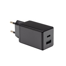 PATONA Premium Ładowarka GaN PD45W 1xUSB-C 1xUSB-A PD3.0 QC3.0 czarna PATONA Premium Ładowarka GaN PD45W 1xUSB-C 1xUSB-A PD3.0 QC3.0 czarna