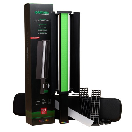 PATONA Premium LED Miecz świetlny RGB/Bi-Color z wrotami do foto/wideo ze sterowaniem z aplikacji