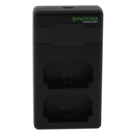 Ładowarka PATONA Premium Twin Performance PD do Sony NP-FZ100 A7III A7M3 Alpha 7III A7RIII A7RM3 Alpha 7RIII A9 z kablem USB-C