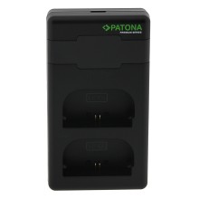 Ładowarka PATONA Premium Twin Performance PD do Canon LP-E6 LP-E6NH EOS R5 R5 Mark II R6 /R6 Mark II (z kablem USB-C)