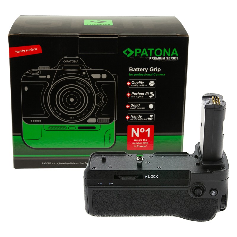 PATONA Premium Grip do aparatu Nikon Z6II Z7II na 2 baterie EN-EL15c z wejściem USB-C i pilotem IR