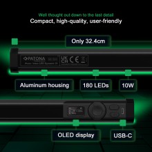 PATONA Premium Tuba LED RGB Dynamic 21 foto/wideo 10W