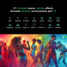 PATONA Premium Tuba LED RGB Dynamic 21 foto/wideo 10W