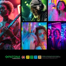 PATONA Premium Tuba LED RGB Dynamic 21 foto/wideo 10W