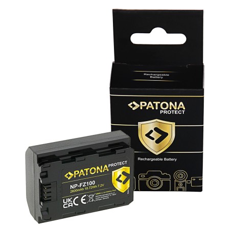 PATONA PROTECT Bateria Sony NP-FZ100 A7 III A7M3 Alpha 7 III A7 R III A7RM3 Alpha 7 R III A9 Alpha 9
