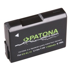 Bateria PATONA Premium do Nikon EN-EL14 Coolpix P7800 P7700 P7000 D5300