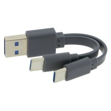 PATONA Premium 2x Akumulatory LR20 Mono D z USB-C i kablem USB-C z 1x do 2x