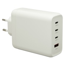 PATONA Premium Ładowarka GaN PD140W 3xUSB-C 1xUSB-A PD3.0 QC3.0 kolor biały