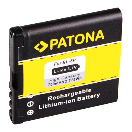 PATONA Bateria f. Nokia BL-6P Nokia 6500 Nokia 6500c Nokia 7900 Prism