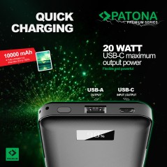 PATONA Premium Powerbank Stark 3.0 PD20W 10.000mAh