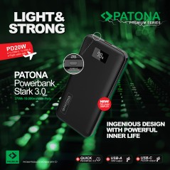 PATONA Powerbank Premium Stark 3.0 PD20W 10.000mAh