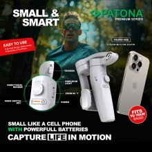 PATONA Premium 3-osiowy gimbal do smartfona z mini lampką i statywem w zestawie PATONA Premium 3-osiowy gimbal do smartfona z mini lampką i statywem w zestawie