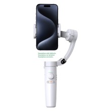 PATONA Premium 3-osiowy gimbal do smartfona z mini lampką i statywem w zestawie PATONA Premium 3-osiowy gimbal do smartfona z mini lampką i statywem w zestawie