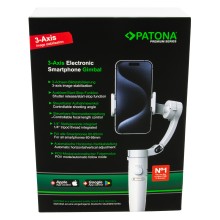 PATONA Premium 3-osiowy gimbal do smartfona z mini lampką i statywem w zestawie PATONA Premium 3-osiowy gimbal do smartfona z mini lampką i statywem w zestawie