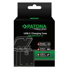 PATONA Premium potrójna ładowarka do GoPro Hero 13 z kablem USB-C PATONA Premium potrójna ładowarka do GoPro Hero 13 z kablem USB-C