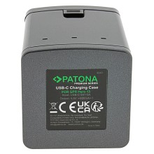 PATONA Premium potrójna ładowarka do GoPro Hero 13 z kablem USB-C PATONA Premium potrójna ładowarka do GoPro Hero 13 z kablem USB-C