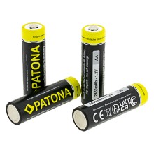 PATONA 4x akumulatorki paluszki AA LR6 2450mAh w pudełku do przechowywania/transportu