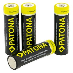 PATONA 4x akumulatorki paluszki AA LR6 2450mAh w pudełku do przechowywania/transportu