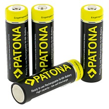 PATONA 4x akumulatorki paluszki AA LR6 2450mAh w pudełku do przechowywania/transportu