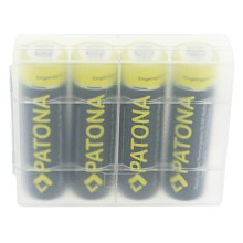 PATONA 4x akumulatorki paluszki AA LR6 2450mAh w pudełku do przechowywania/transportu