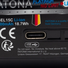 PATONA Platinum Akumulator EN-EL15C do aparatów Nikon Z5 Z6 Z6II Z6III Z7 Z8 ZF z USB-C