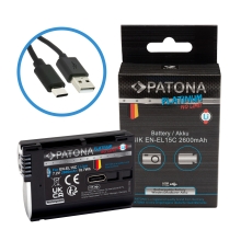 PATONA Platinum Akumulator EN-EL15C do aparatów Nikon Z5 Z6 Z6II Z6III Z7 Z8 ZF z USB-C
